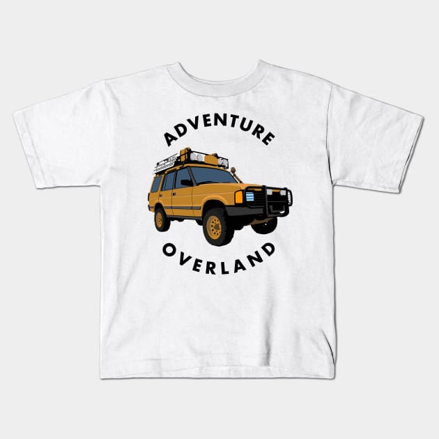 Adventure Overland Discovery Kids T-Shirt by BadgeWork